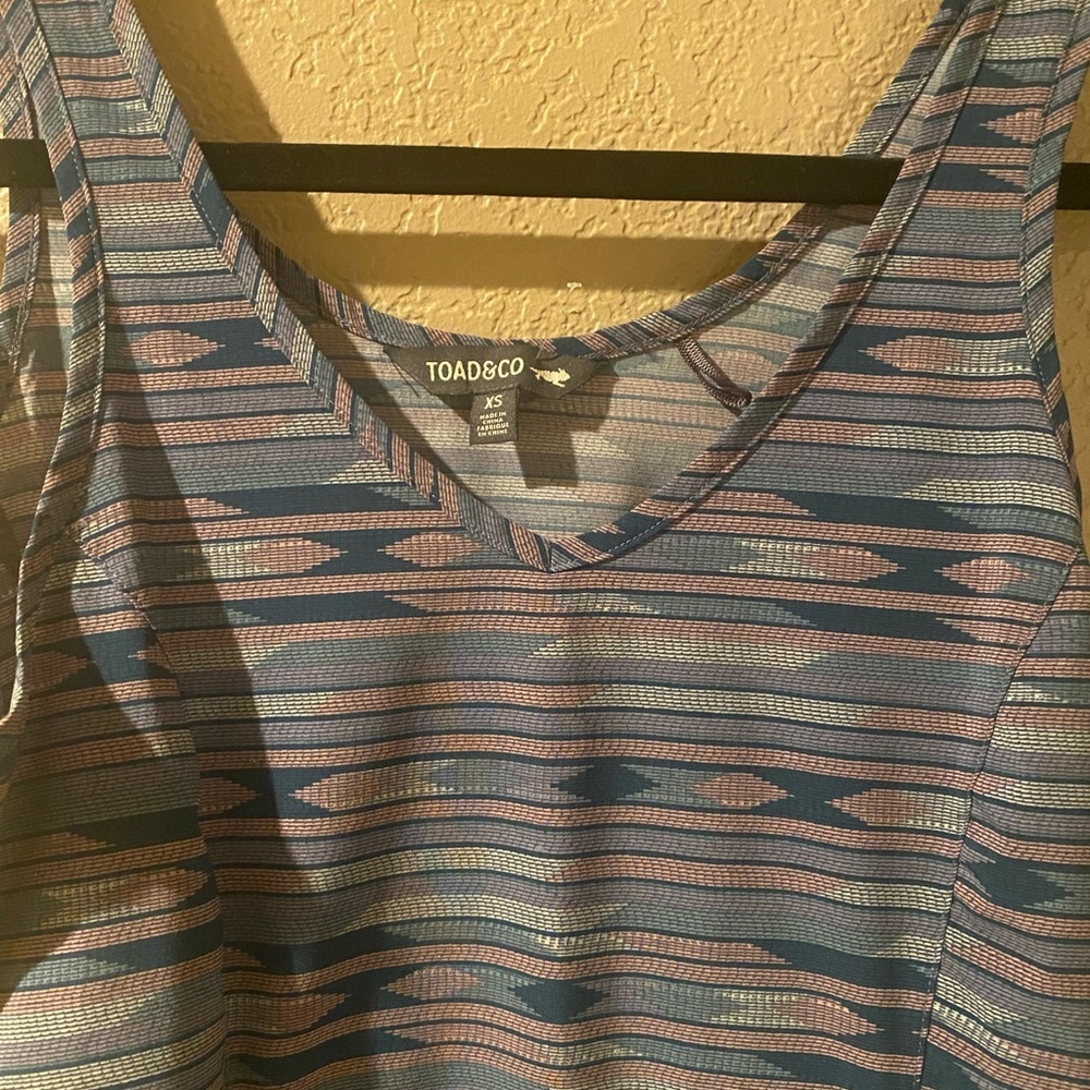 Toad&Co. Striped Midi Dress - Picture 2 of 4